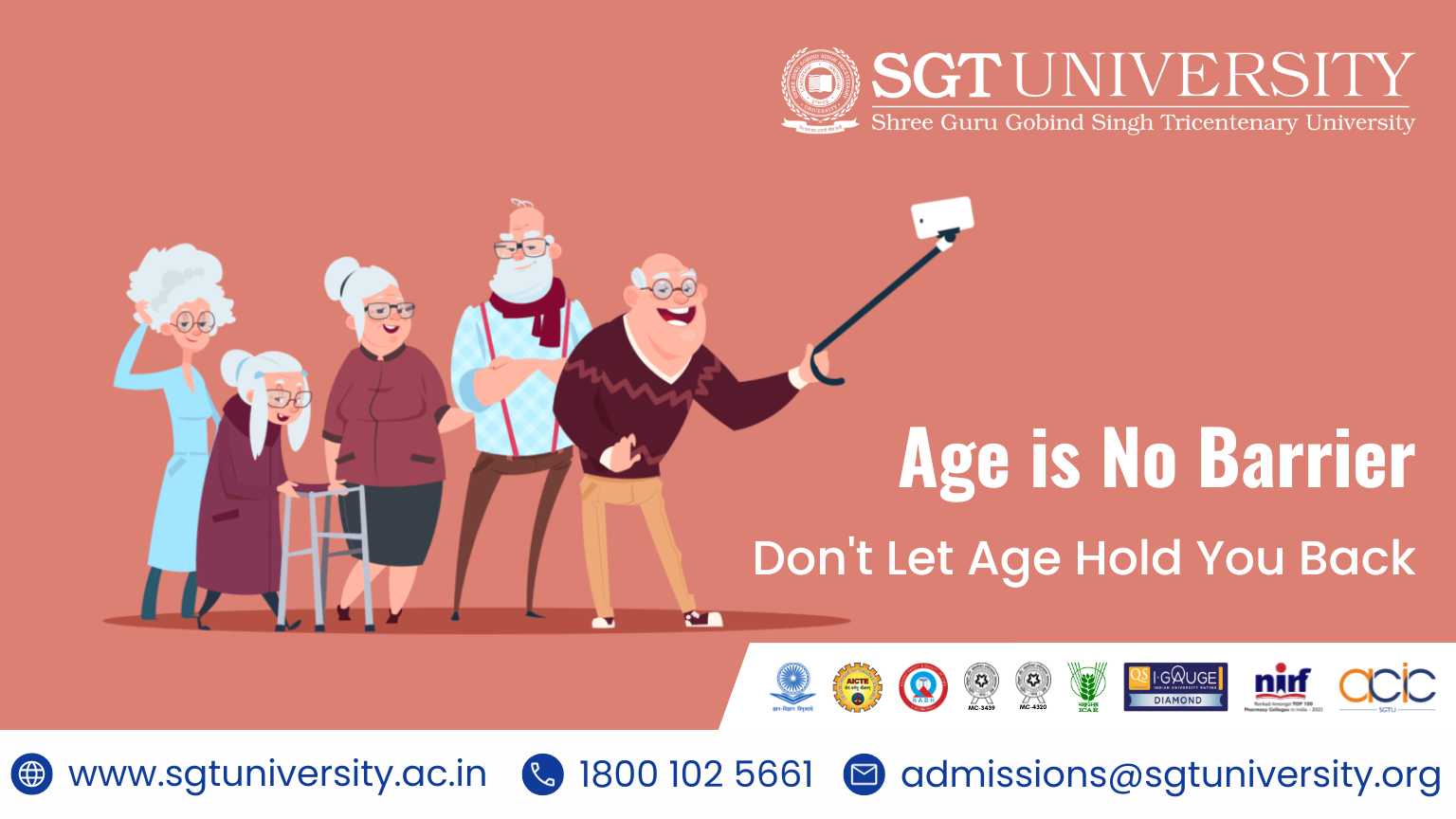 Read more about the article Age is No Barrier: Inspiring Journey at SGT University