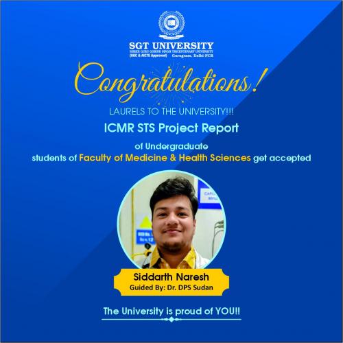 ICMR STS Project Report