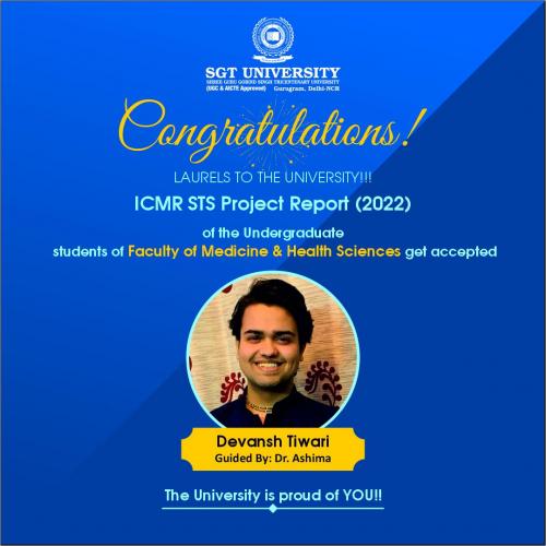 ICMR STS Project Report